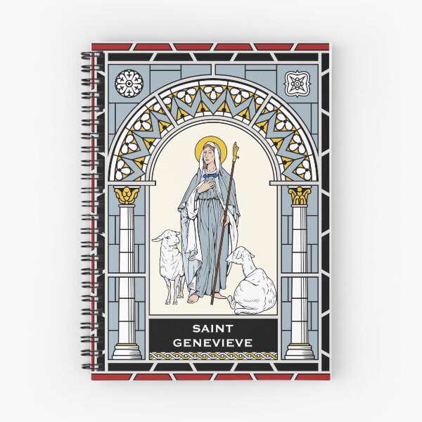 Item preview, ST GENEVIEVE under STAINED GLASS designed and sold by CatholicSaints.