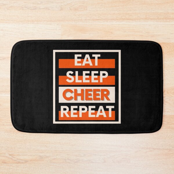Item preview, Eat Sleep Cheer Repeat designed and sold by JooArtPrints  ★★★★★.