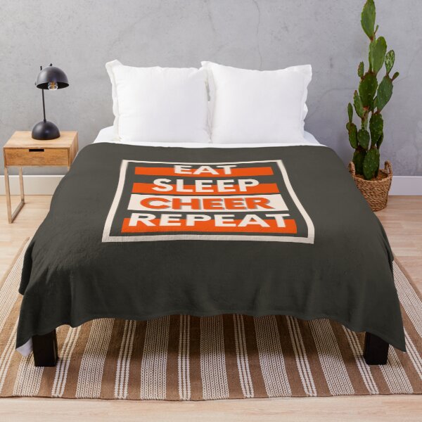 Item preview, Eat Sleep Cheer Repeat designed and sold by JooArtPrints  ★★★★★.