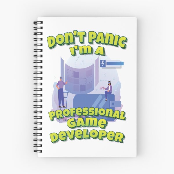 Item preview, Don't Panic I'm A Professional Game Developer designed and sold by WordsGamersUse.