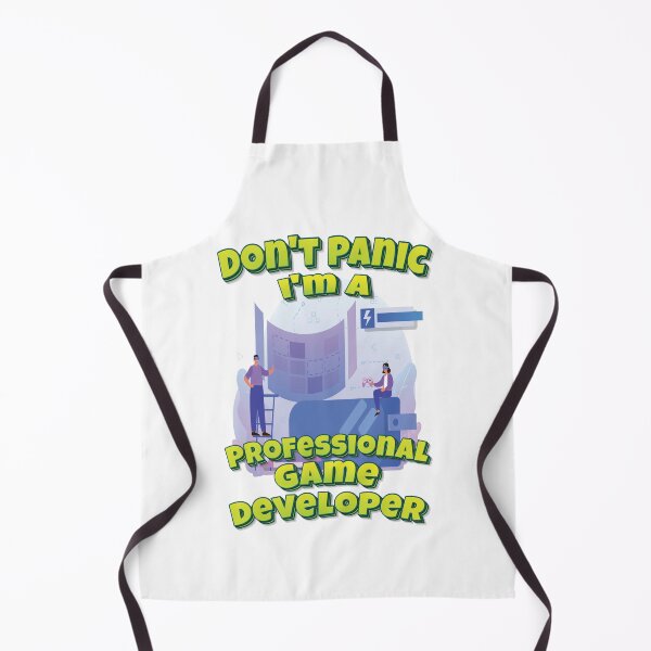 Item preview, Don't Panic I'm A Professional Game Developer designed and sold by WordsGamersUse.