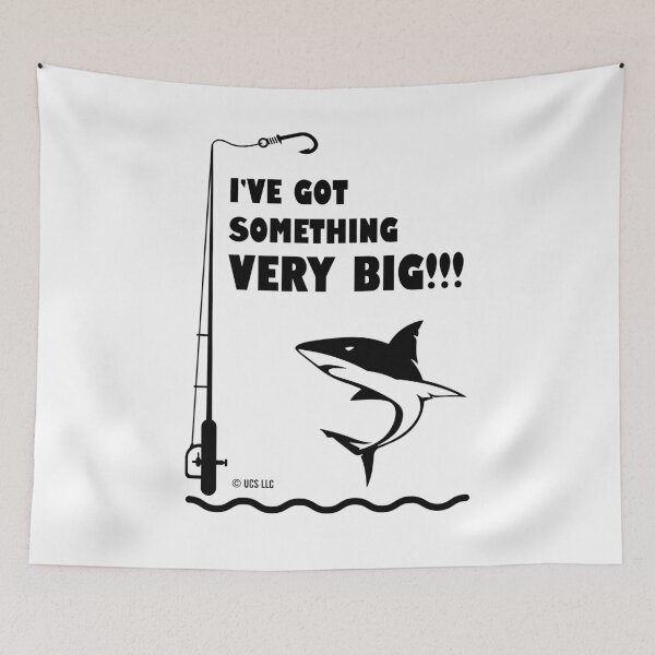 Item preview, JAWS Movie I`ve Got Something VERY BIG Iconic Quote designed and sold by Naumovski.
