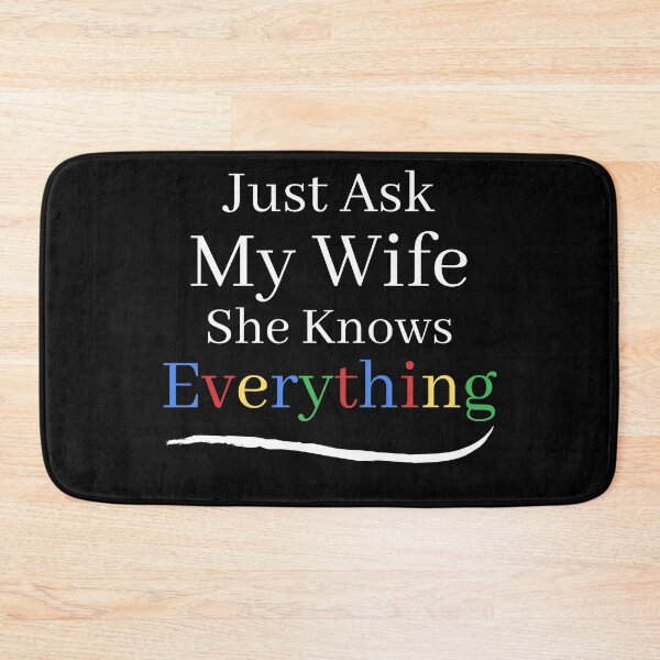 Item preview, Ask My Wife She Knows Everything designed and sold by Zenith-capitis.