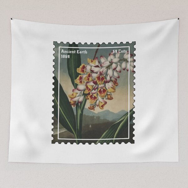 Item preview, Vintage Botany Plants Stamp designed and sold by PodiShawna.
