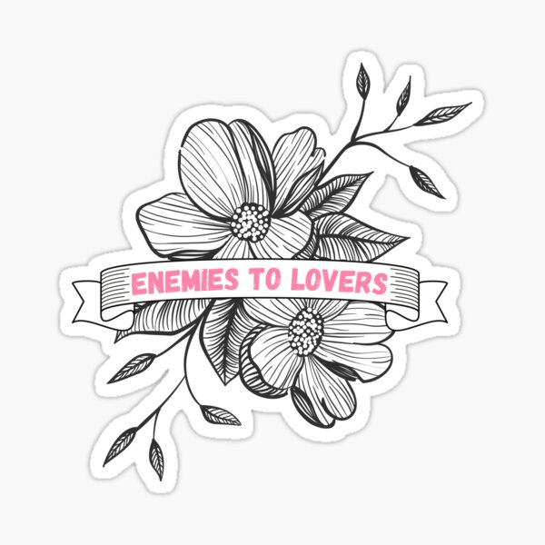 Aperçu de l'œuvre Ennemis aux amoureux du tatouage floral comme de l'art créée et vendue par WhipsAndKisses.