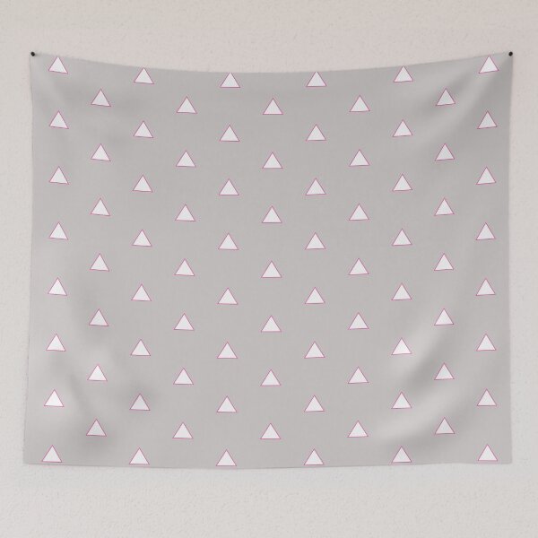 Item preview, Pink Triangle Pattern designed and sold by Adelle Smith.