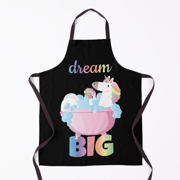 Item preview, Dream big - black and rainbow unicorn designed and sold by FunnyChameleon.