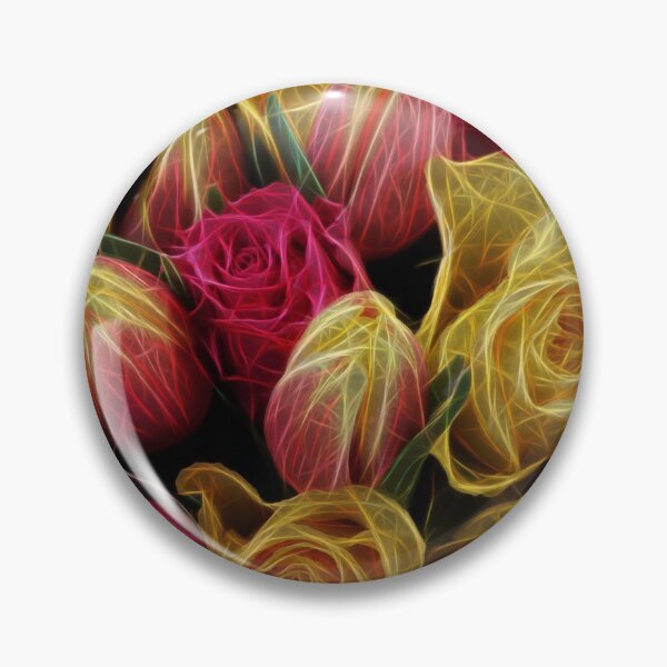 Item preview, mixed flowers of bright colours in this glowing bouquet designed and sold by mister-john.