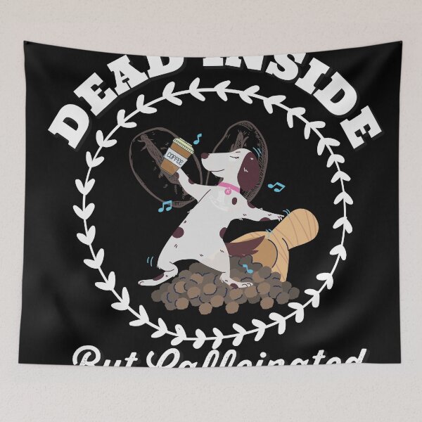 Item preview, Dead Inside But Caffeinated designed and sold by Machimtoro.