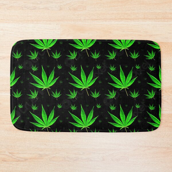 Item preview, marijuana leaves on black background designed and sold by filon19931.