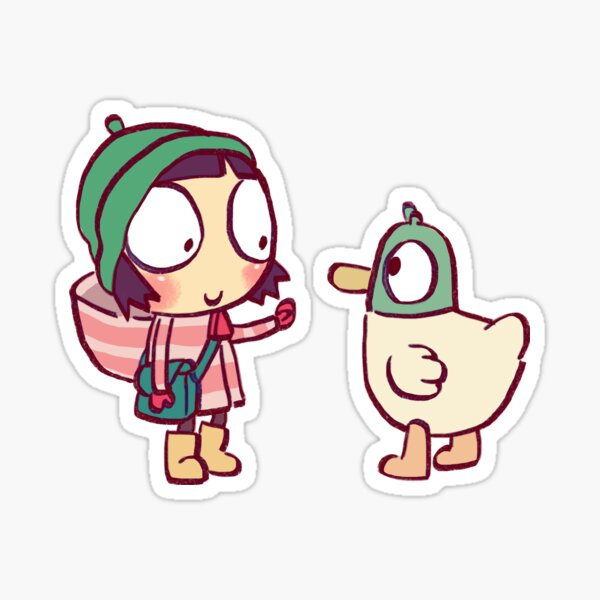 Item preview, I draw sarah and duck #4 / children's cartoon designed and sold by RansRoom.