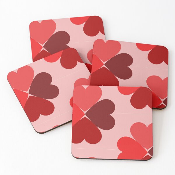 Item preview, red heart clover designed and sold by Sohyum.