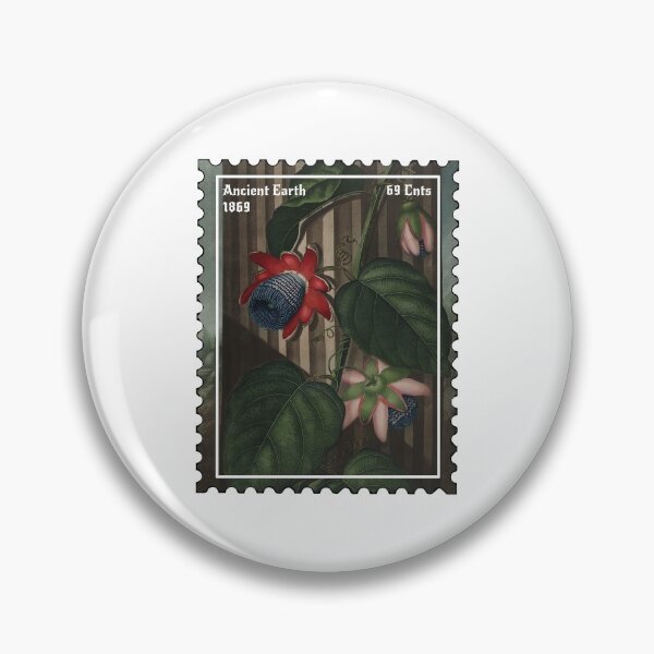 Item preview, Vintage Botany Plants Stamp designed and sold by PodiShawna.