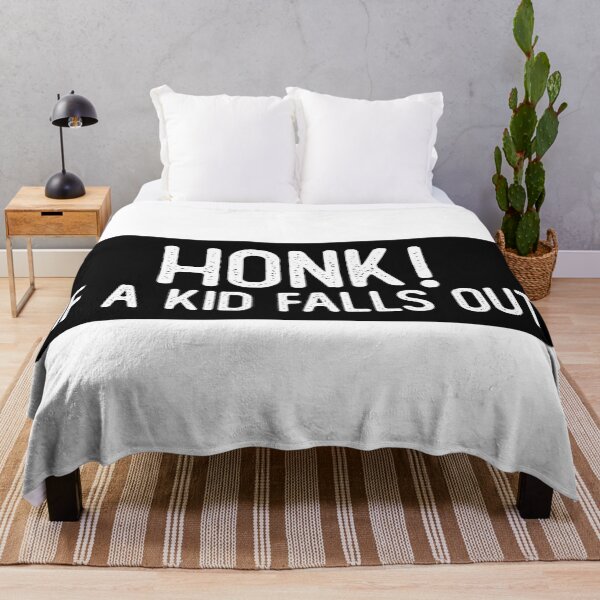 Item preview, Honk If A Kid Falls Out Bumper Text designed and sold by Sour Soul.