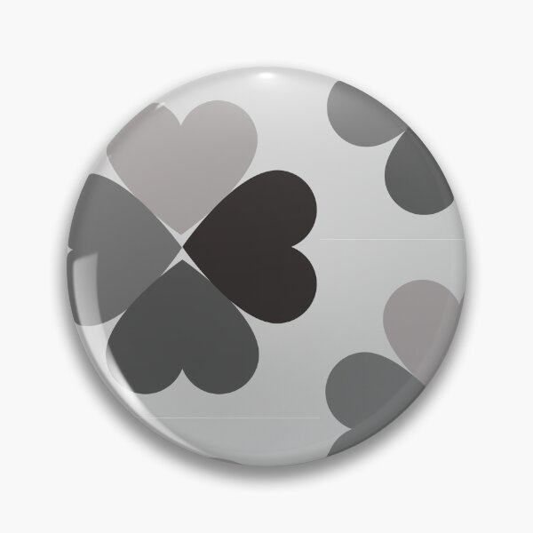 Item preview, grey heart clover designed and sold by Sohyum.