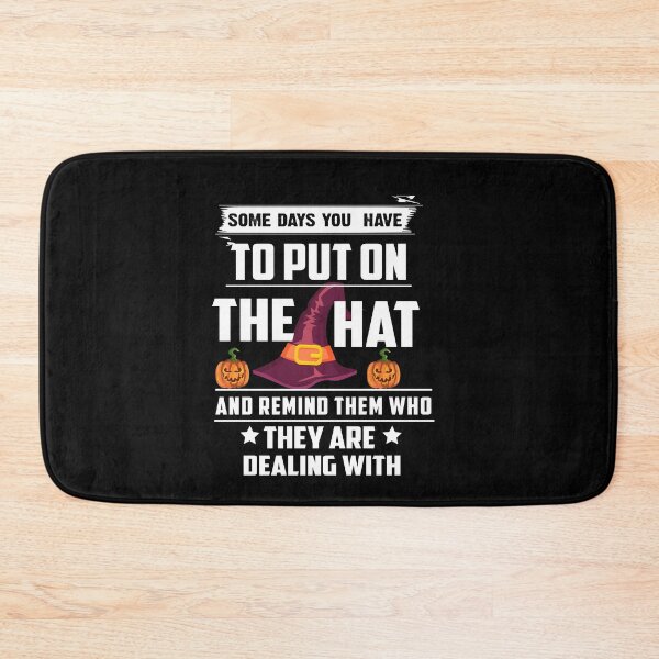 Item preview, Some Days You have to put on The Hat Halloweentee  designed and sold by Shuvra Gain.