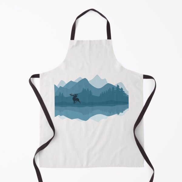 Item preview, Elk Moose Wilderness Lake Outdoors Camping Hunter Camper Gift designed and sold by TheAplus.