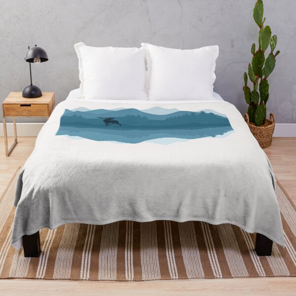 Item preview, Elk Moose Wilderness Lake Outdoors Camping Hunter Camper Gift designed and sold by TheAplus.