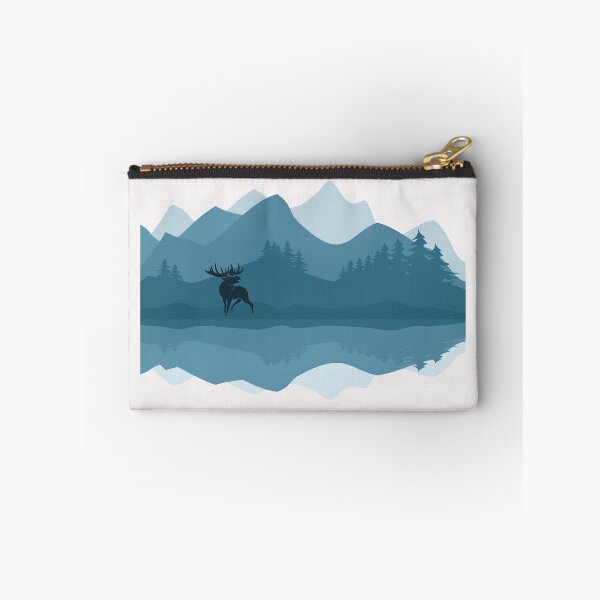 Item preview, Elk Moose Wilderness Lake Outdoors Camping Hunter Camper Gift designed and sold by TheAplus.