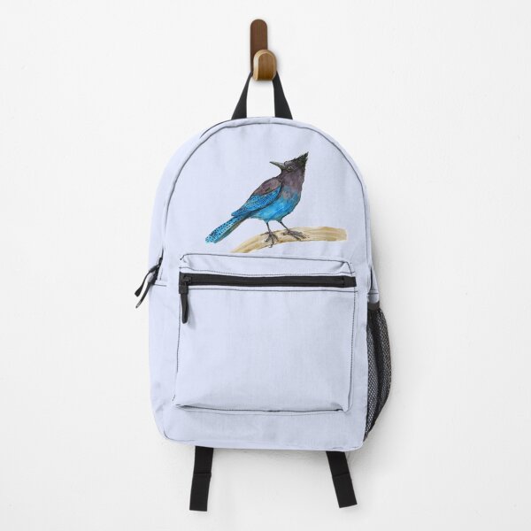 Item preview, Steller's jay watercolor designed and sold by Bwiselizzy.