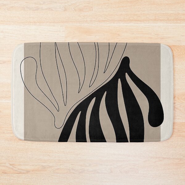Item preview,  Matisse Flower. Paper Decoupes Art Beige, black back, Matisse Cutout's designed and sold by Thomas  Tennant.