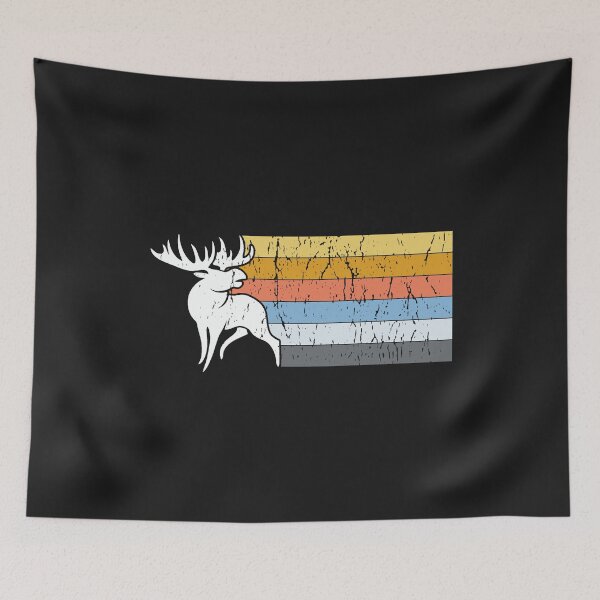 Item preview, Vintage Elk Moose Wilderness Hunting Camping Hunter Camper Gift designed and sold by TheAplus.