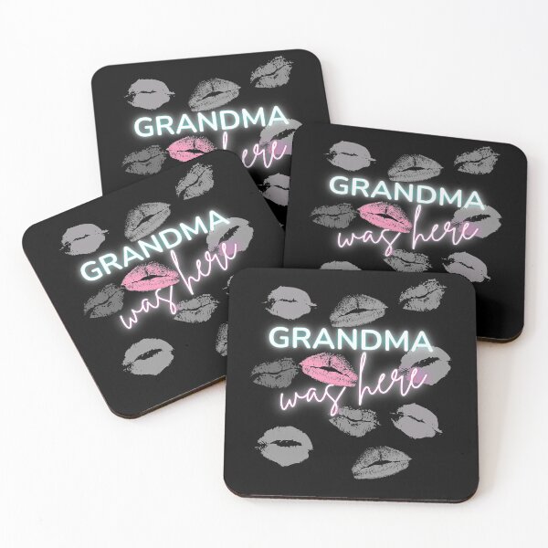 Item preview, Grandma was here kisses and lips baby unisex black designed and sold by Babee-24.