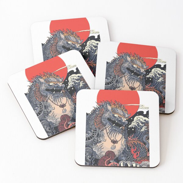 Item preview, Japanese Dragon, Samurai Japanese Art, Chinese Dragon designed and sold by Polishthestone.
