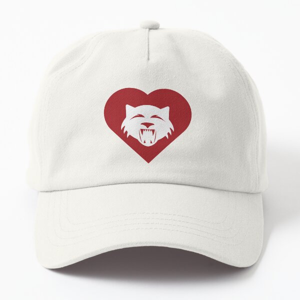 Wildcat Mascot Cares Red Dad Hat