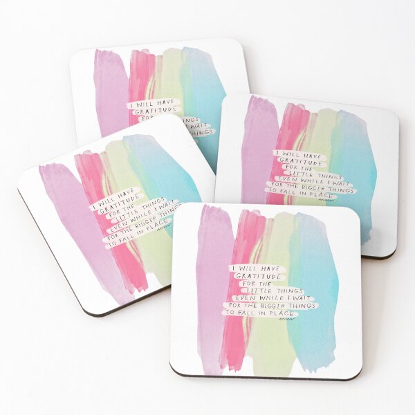 Item preview, I will have gratitude for the little things - pastel watercolor designed and sold by morgansgoods.