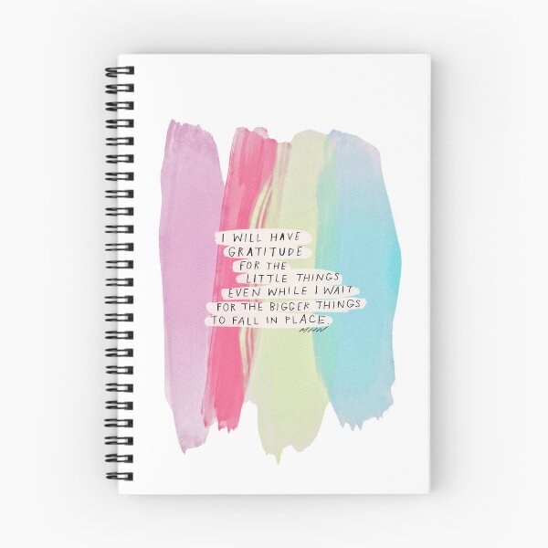Item preview, I will have gratitude for the little things - pastel watercolor designed and sold by morgansgoods.