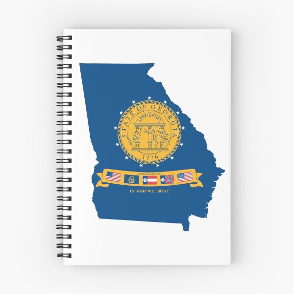 Item preview, Flag Map of Georgia (2001-2003 Flag) designed and sold by abbeyz71.
