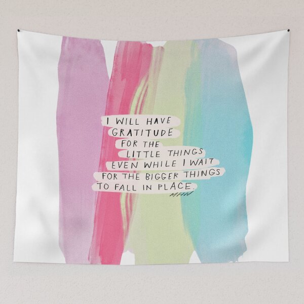 Item preview, I will have gratitude for the little things - pastel watercolor designed and sold by morgansgoods.
