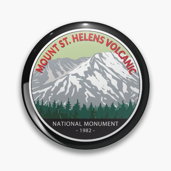 Item preview, Mount St Helens National Volcanic Monument Washington Circle designed and sold by KrisSidDesigns.