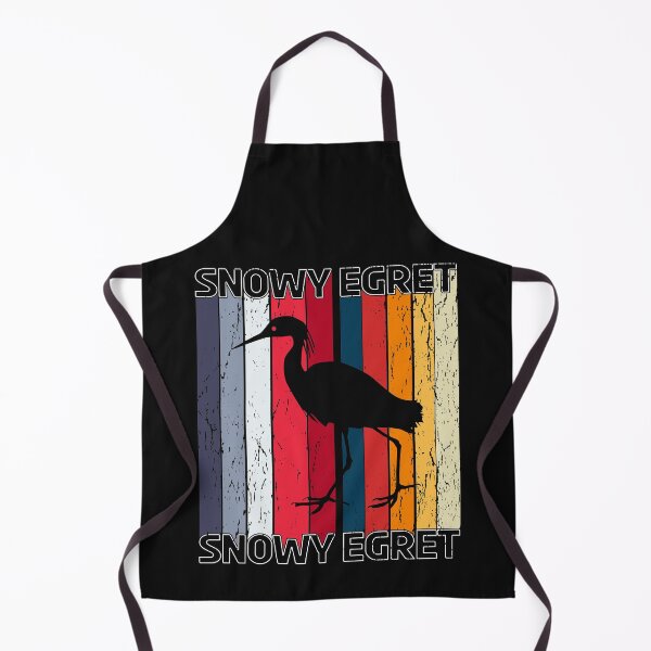 Item preview, Vintage Snowy Egret Retro Heron Swamp Bird Lover Gift designed and sold by TheAplus.