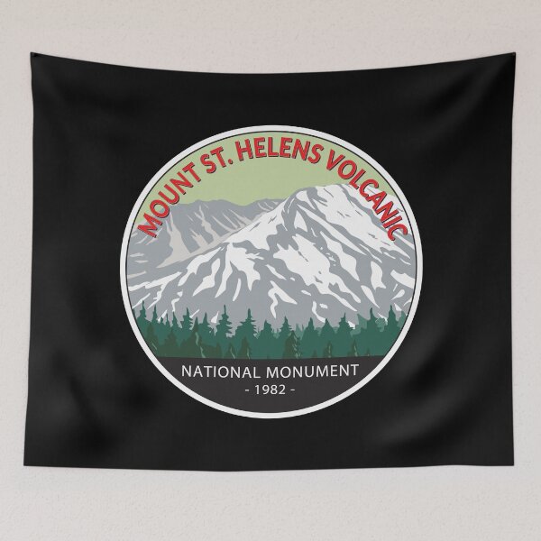 Item preview, Mount St Helens National Volcanic Monument Washington Circle designed and sold by KrisSidDesigns.