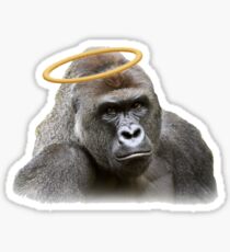 Harambe Angel Sticker