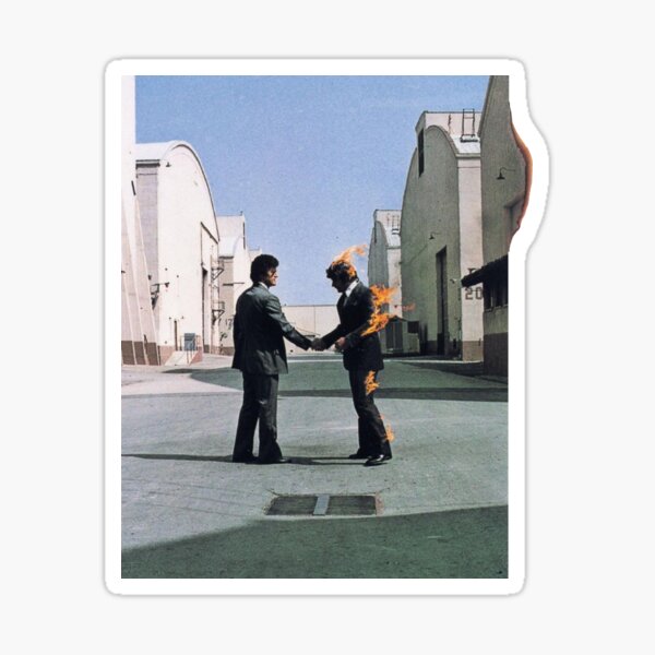 [HIGH QUALITY] Pink Floyd Wish You Were Here Arwork Sticker
