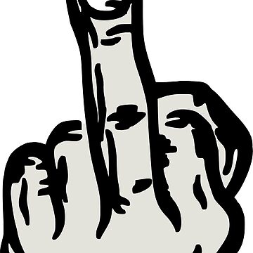 Fuck Off Fuck You Middle Finger T-Shirts and Gifts Metal Print for Sale by  Sago-Design