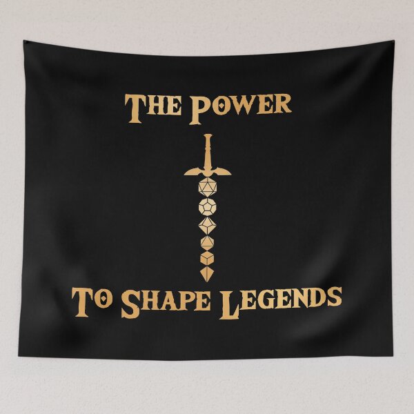 Item preview, The Power to Shape Legends - Dice Sword designed and sold by PatternTree.