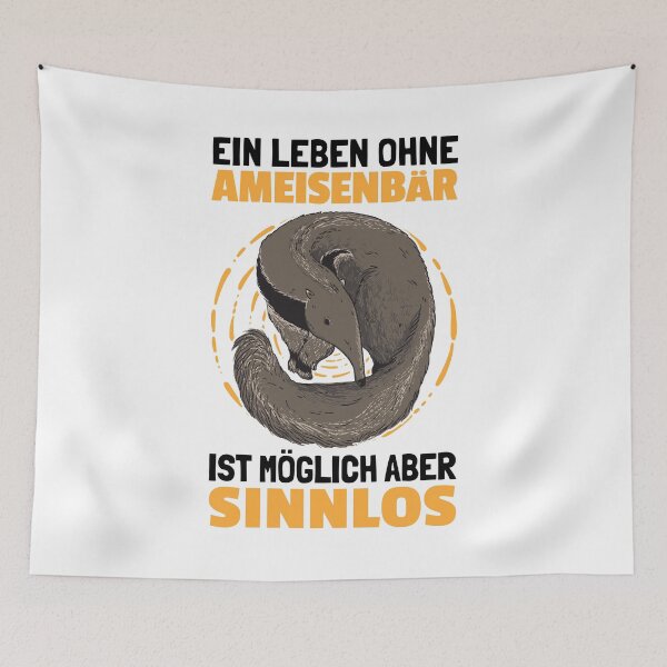 Item preview, Life without the anteater anteater bear saying designed and sold by madgrfx.