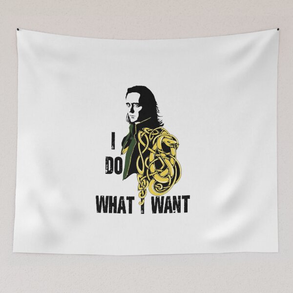 Item preview, Floki - I Do What I Want designed and sold by Sticker-Tee.