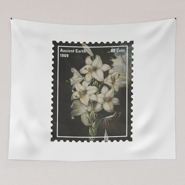 Item preview, Vintage Botany Plants Stamp designed and sold by PodiShawna.