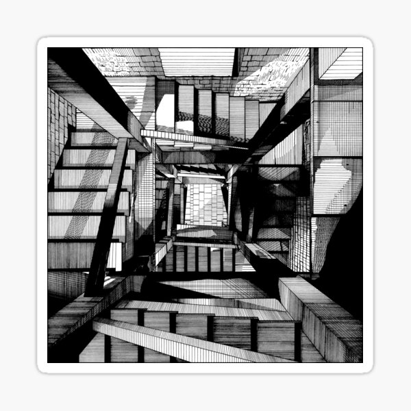 Vertigo Staircase Sticker