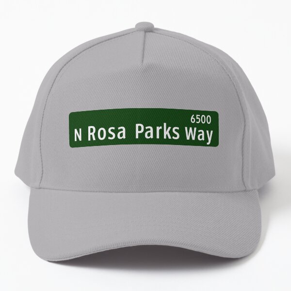 N Rosa Parks Way street sign vector illustration Baseball Cap