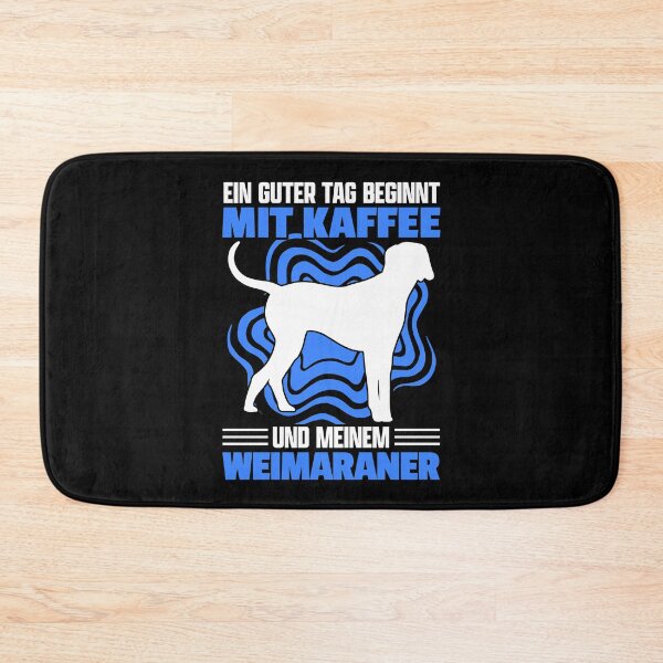 Item preview, Weimaraner and Coffee Hound Pointing Dog designed and sold by madgrfx.