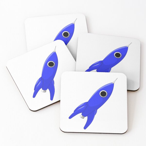Item preview, Big Cartoon Blue Spaceship designed and sold by TitanWear.