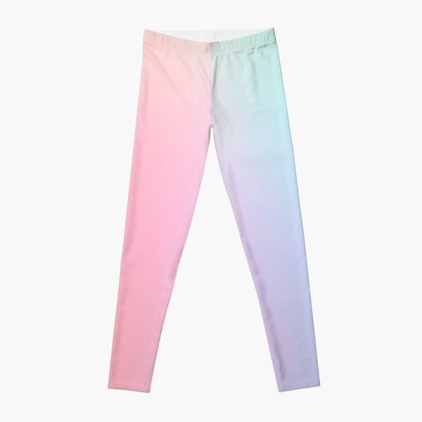 Pastel Rainbow Gradient Leggings