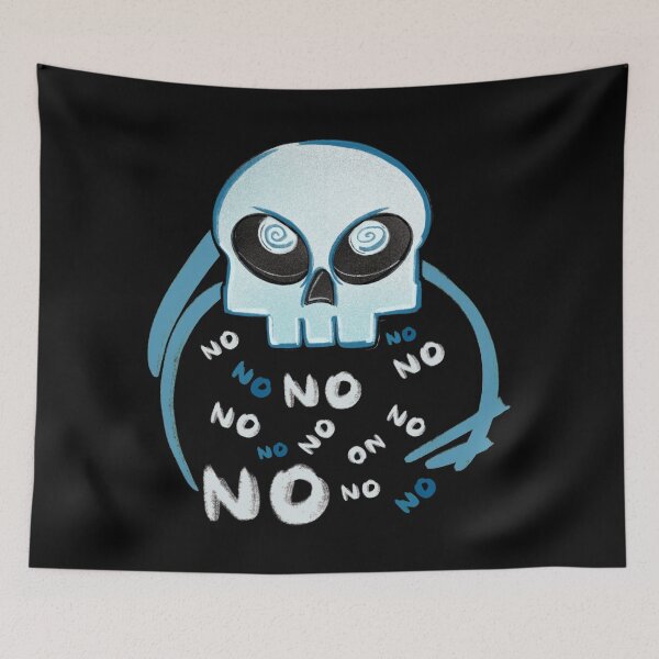 Item preview, Skull - No  designed and sold by chaplo.