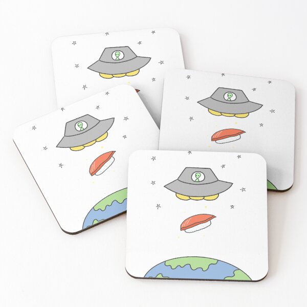 Item preview, Alien and Sushi Cute Funny Meme designed and sold by Marinaaa010.